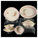 American Floral China Serving Set