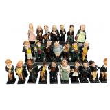 Complete Royal Doulton Mini Dickens Character Set