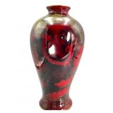Bernard Moore 7 Inch Painted Vase Signed