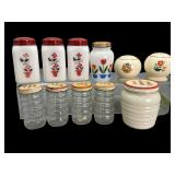 Glass Spice and Storage Jars Set