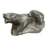 Vintage Carved Stone Eskimo Art Sculpture