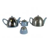 Heatmaster English Tea Set with Metal Lids