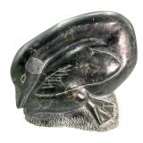 Stone Sculpture of Sleeping Bird