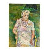 Charles Frith Oil Portrait on Canvas