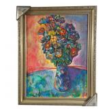 Bouquet in Vase, Attr. to Charles Frï¿½ith