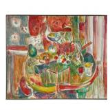 Charles Frith Oil on Canvas 'New Years Eve'