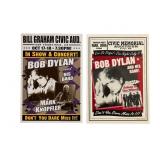 Two Bob Dylan Concert Posters, 2000 & 2012