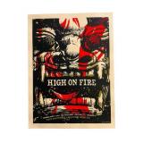 High On Fire 2006 Starlight Tour Poster