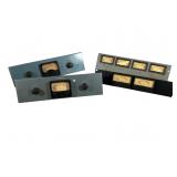 4 Audio Rack Panels with VU Meters