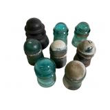 8 Glass & Other Telegraph Insulators