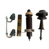 Electrical Post Insulators & Hardware Lot