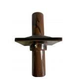 Huge Glazed Ceramic Wall Insulator, 21 x 12 x 12 I