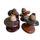 Four Large Double Ceramic/Porcelain Lg