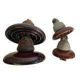 Attached Industrial Insulators, Brown & Black
