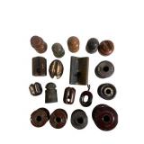18 Mixed Johnny Ball and Porcelain Insulators