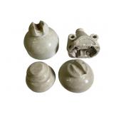 4 White Porcelain Insulator Group, Westinghouse
