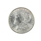 1900-O Morgan Silver Dollar, BU, Luster