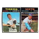 1971 Topps #160 Tom Seaver & #180 Al Kaline