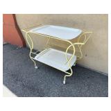Mid-century style serving cart