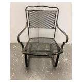 Metal Patio Chair 31x23x24 Inches