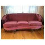 Circa 1930s Decorative Curved Sofa