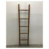 Primitive Wooden Ladder, 68 x 16 Inches