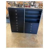 Black Dresser with Multi Drawers, 46x51x16 in