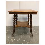 Antique Oak Clawfoot Table