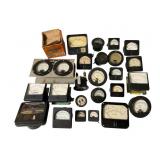 Dozens of Vintage Analog Electrical Meters/Gauges