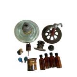 Insulators & Various Glass Items Assortment