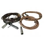 Four Lavalier Microphones with Clips & Cables
