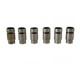 Six Small Untested Microphones, 1 7/8 in.