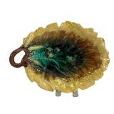 Majolica Leaf & Acorn Platter