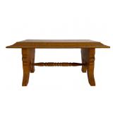 Antique Flame Maple Foot Stool