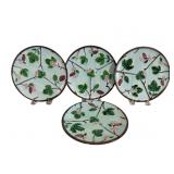 Four Shafford Vine & Berry Plates