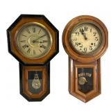Drop Octagon & Regulator A Wall Clocks-2