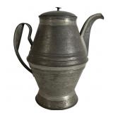 Early Pennsylvania Tin Coffee Pot