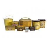 10 Vintage Advertising Tins
