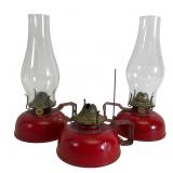 3 Diamond Kerosene Lamps