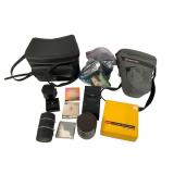 Camera Lenses & Accessories Lot