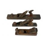 3 Wood & Metal Hand Planes