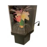 Fiber Optic Illuminated Flower Lamp