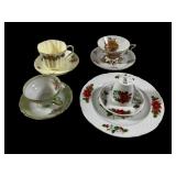 Four Fine China Tea Sets, Paragon, Bavaria, M