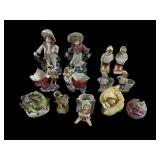 13 Assorted Figurines, Largest 8 In.