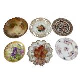 6 Decorative Porcelain Plates