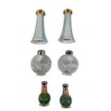 Three Pairs Salt & Pepper Shakers Assortment