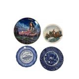Decorative Plate Collection, 4 Pieces