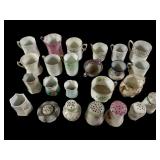 Porcelain Shaving Mugs & Shakers