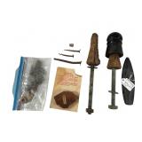Primitive Relics Lot; Gorget, Insulator & Tools