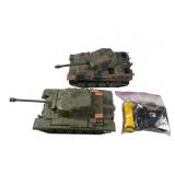 2 RC Battle Tanks Heng Long & Snow Leopard